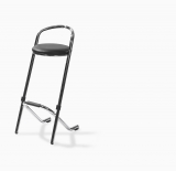 Barchair Chrome Black Barchair Chrome Black